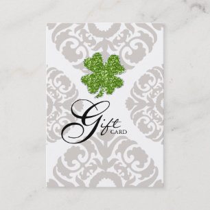 Klee-St. Pattys Patricks TagesGeschenkgutschein Rabattkarte