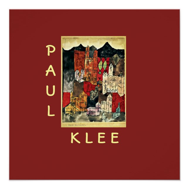Klee - Stadt der Kirchen Poster (Vorderseite)