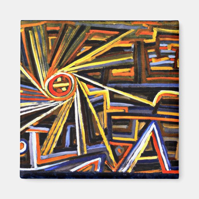 Klee - Strahlung und Rotation Magnet (Vorne)