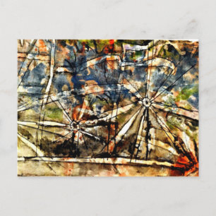 Klee - Straßenlampen Postkarte