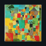 Klee - Südliche (tunesische) Gärten Magnet<br><div class="desc">Klee - Kühlschrank-Magnet für den südlichen (tunesischen) Garten. Farbenfrohe abstrakte Malerei des Künstlers Paul Klee im Jahr 1919.</div>