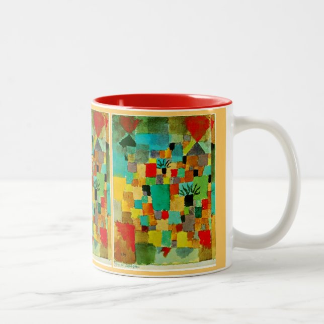 Klee - Südliche (tunesische) Gärten Zweifarbige Tasse (Rechts)