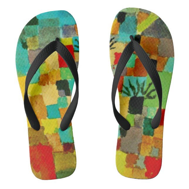 Klee - Südtunesische Gärten-1919 Flip Flops (Fußbett)