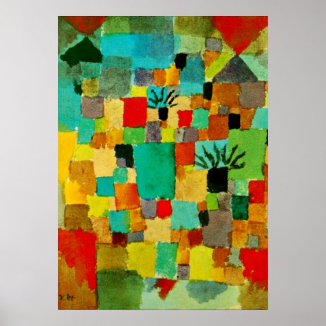 Klee - Südtunesische Gärten-1919 Poster (Vorne)