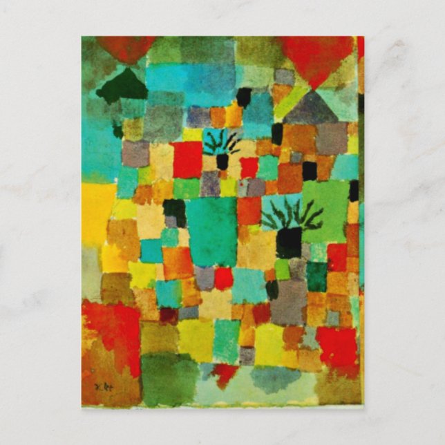 Klee - Südtunesische Gärten-1919 Postkarte (Vorderseite)