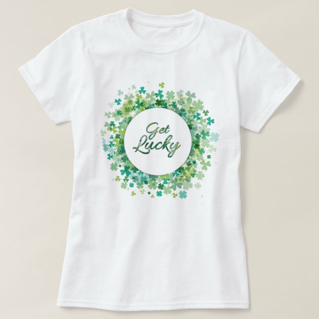 Klee-T - Shirt des St. Patricks der Frauen (Design vorne)