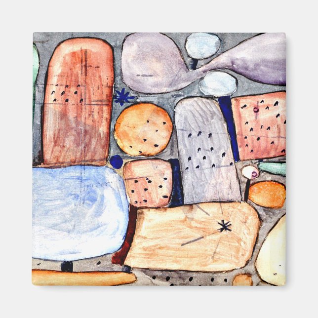 Klee - Teile einer Landschaft Magnet (Vorne)