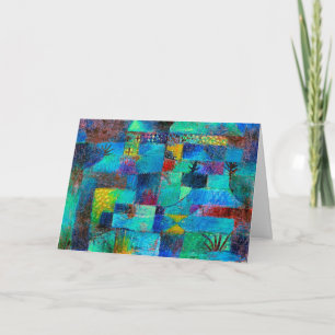 Klee - Terrassengarten Dankeskarte
