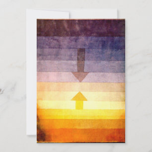 Klee - Trennung im Abend-1922 Karte