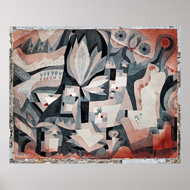 Klee - Trockenkühlergarten Poster (Vorne)