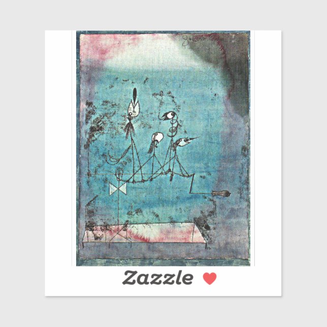 Klee - Twittermaschine Aufkleber (Blatt)