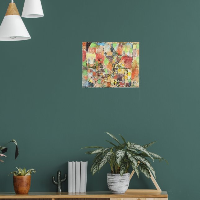 Klee - Two Country Houses Poster (Wohnzimmer 1)