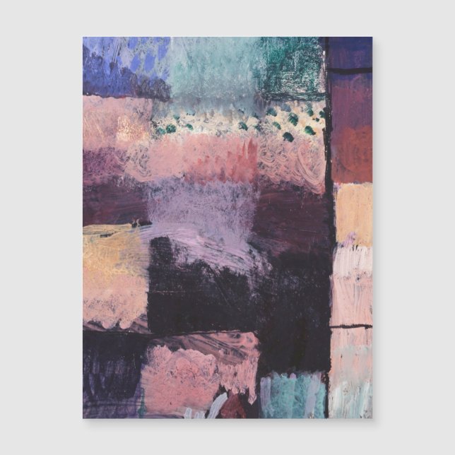 Klee - Über ein Motiv aus Hammamet Magnetkarte (Vorderseite)