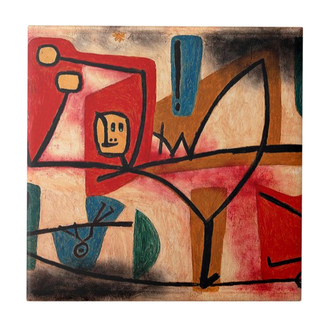 Klee - Übermut Exuberanz, Fliese (Vorderseite)