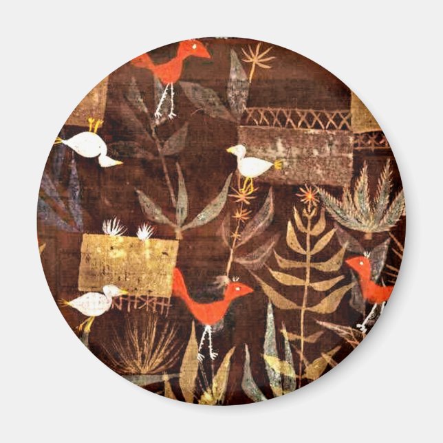 Klee - Vogelgarten Magnet (Vorne)