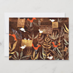 Klee - Vogelgarten von Paul Klee Karte