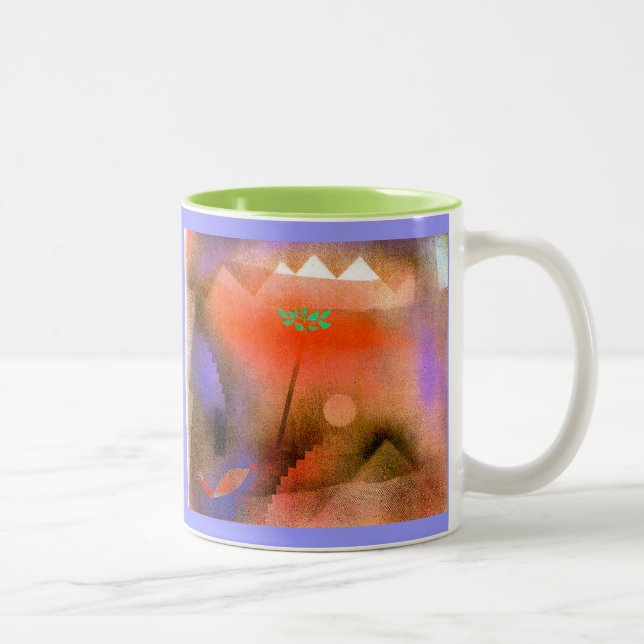 Klee - Vogelwanderung Zweifarbige Tasse (Rechts)