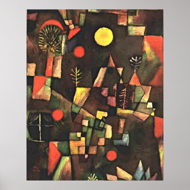 Klee - Vollmond Poster (Vorne)