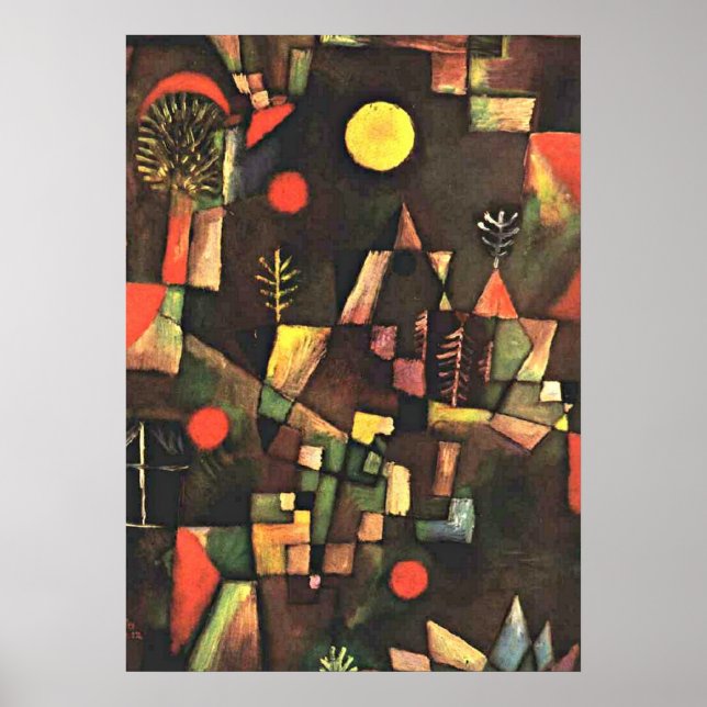 Klee - Vollmond Poster (Vorne)