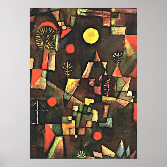 Klee - Vollmond Poster (Vorne)