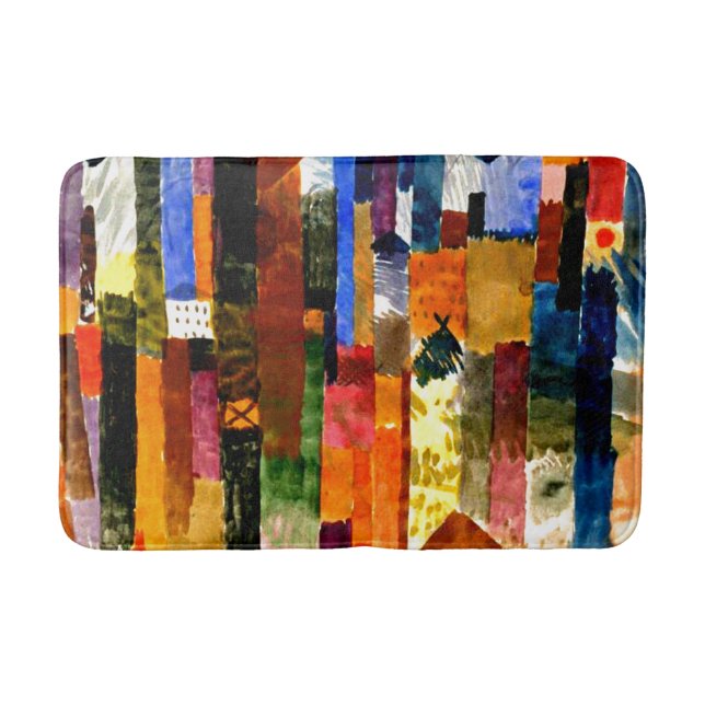 Klee - Vor der Stadt Badematte (Vorderseite)