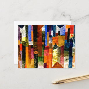 Klee - Vor der Stadt Postkarte