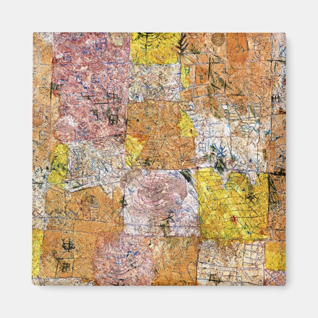 Klee - Vorstädter Idyll (Gartenstadtidyll) Magnet (Vorne)