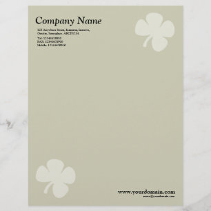 Klee - Warmbeige Briefkopf