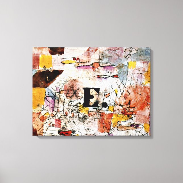 Klee - Wasservögel - Ente, Leinwanddruck (Vorderseite)