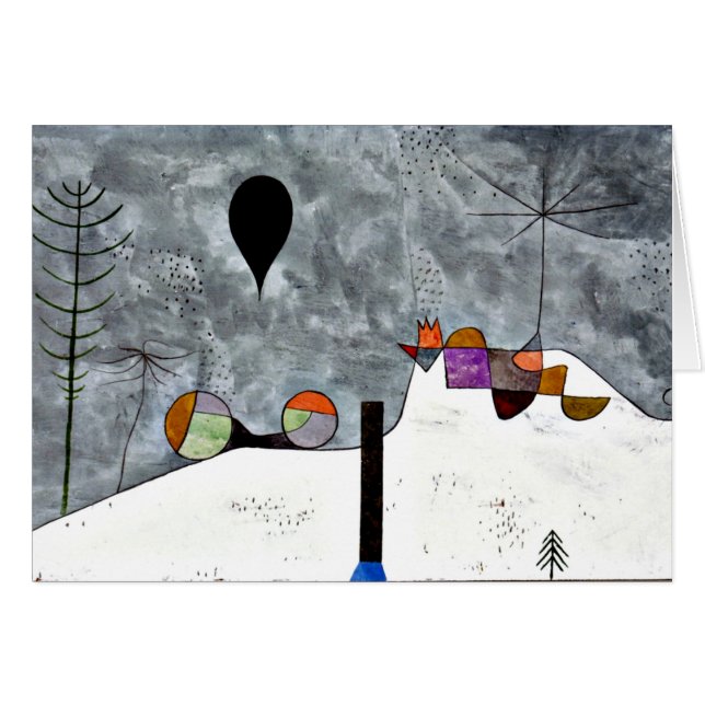 Klee - Winter, Paul Klee Gemälde (Vorderseite (Horizontal))