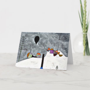 Klee - Winter, Paul Kleemalen Karte