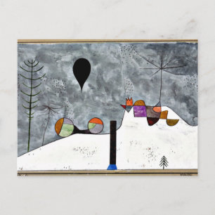 Klee - Winter Postkarte