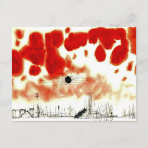 Klee - Wolken über Bor Postkarte