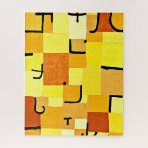 Klee - Zeichen in Gelb Puzzle