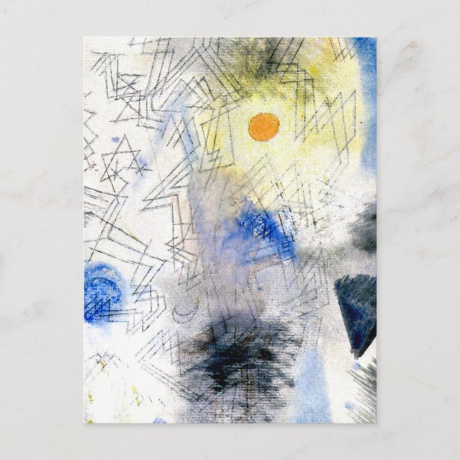 Klee - Ziele im Nebel Postkarte (Vorderseite)