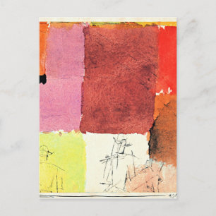 Klee - Zusammensetzung mit Zahlen,   Postkarte