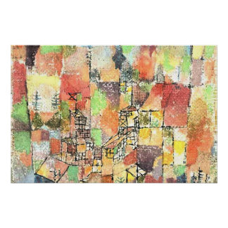 Klee - Zwei Landhäuser Poster
