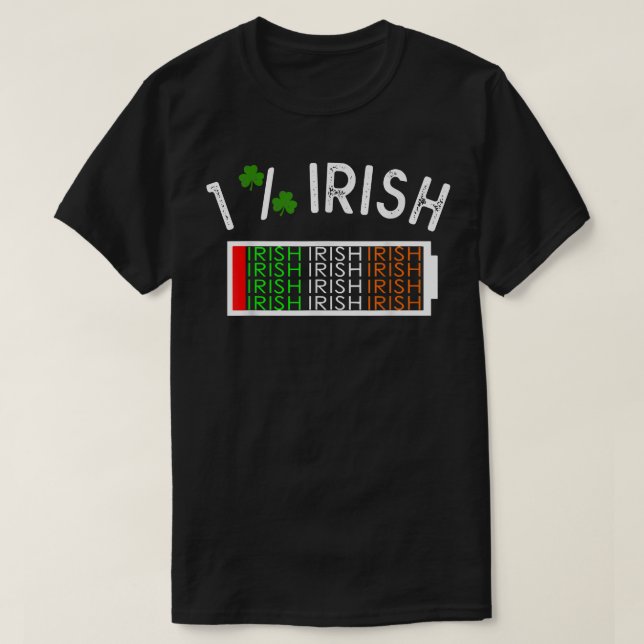 Kleeblatt 1 Irland Funny St Patrick's Day Vi T-Shirt (Design vorne)