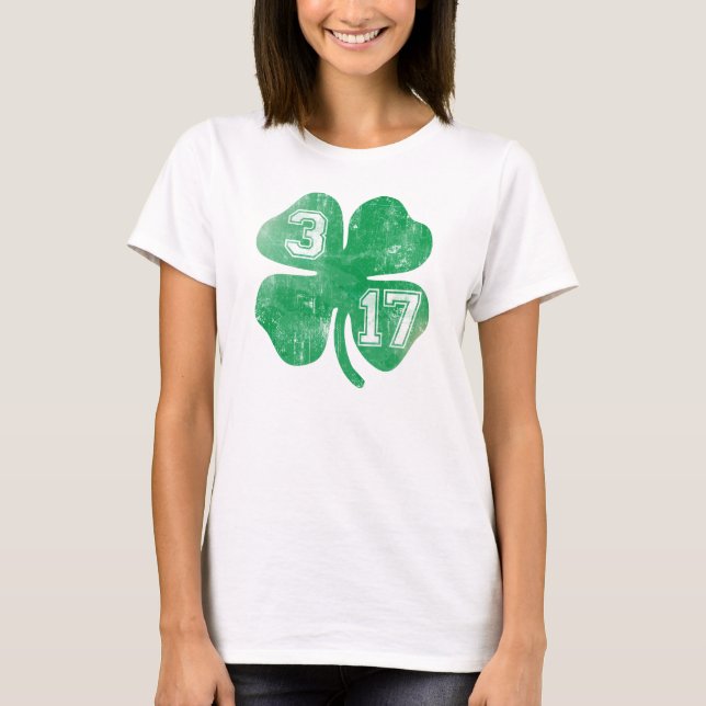 Kleeblatt 3-17 St Patrick's Dady T-Shirt (Vorderseite)