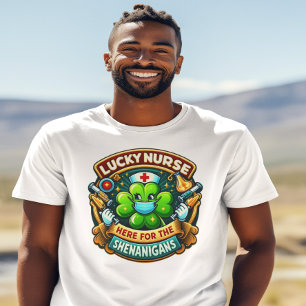 Kleeblatt Adorned Lucky Nurse shenanigan T-Shirt