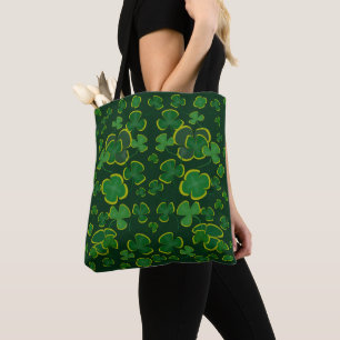 Kleeblatt Allover Tasche