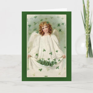 Kleeblatt Angel St. Patrick's Day Cards Karte