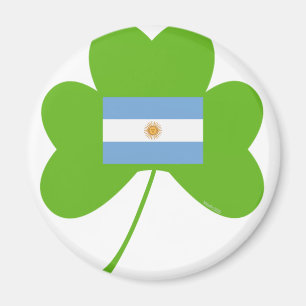 Kleeblatt-Argentinien Magnet