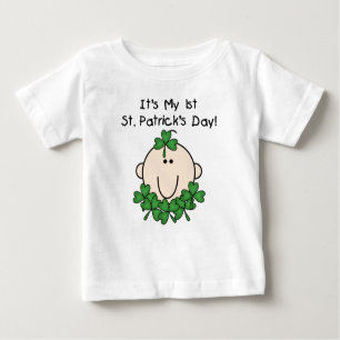 Kleeblatt-Baby-1. St Patrick TagesT - Shirt