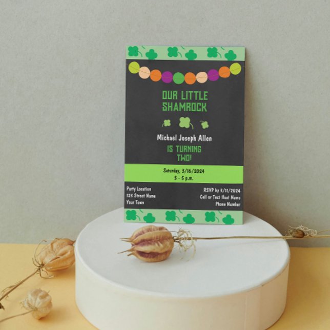 Kleeblatt Birthday Einladung (Von Creator hochgeladen)