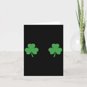 Kleeblatt Breast Irish S St Patricks Day St Pattys Karte