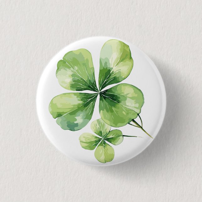 Kleeblatt Button (Vorderseite)