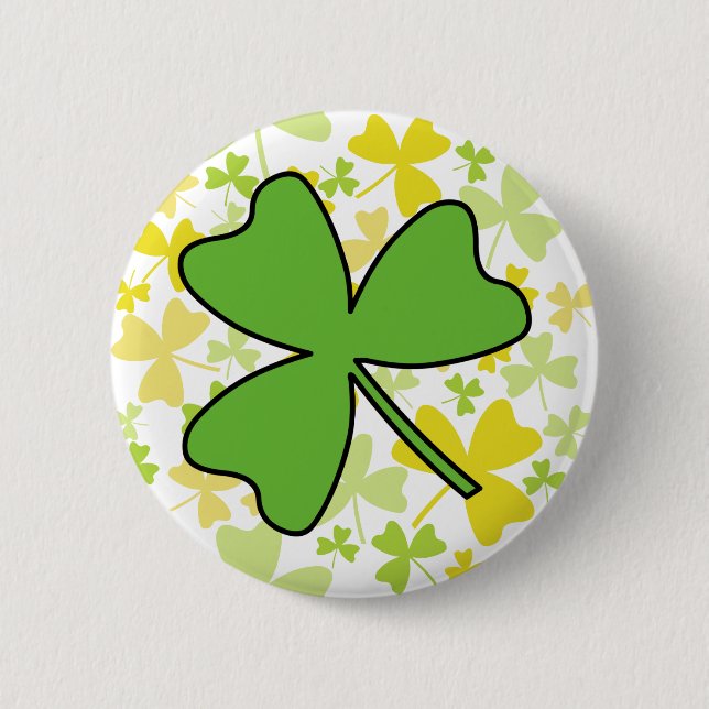 Kleeblatt Button (Vorderseite)