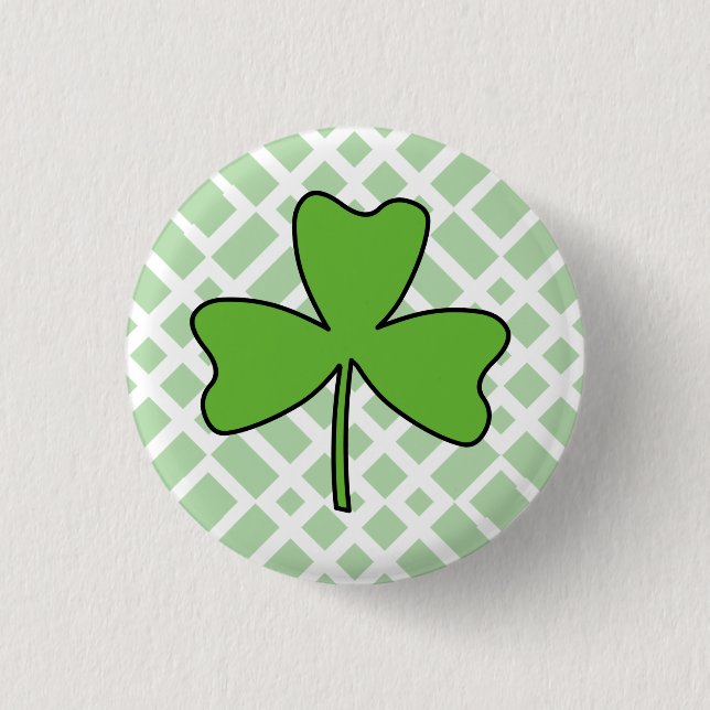 Kleeblatt Button (Vorderseite)