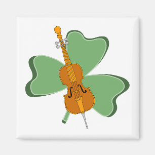 Kleeblatt Cello Magnet